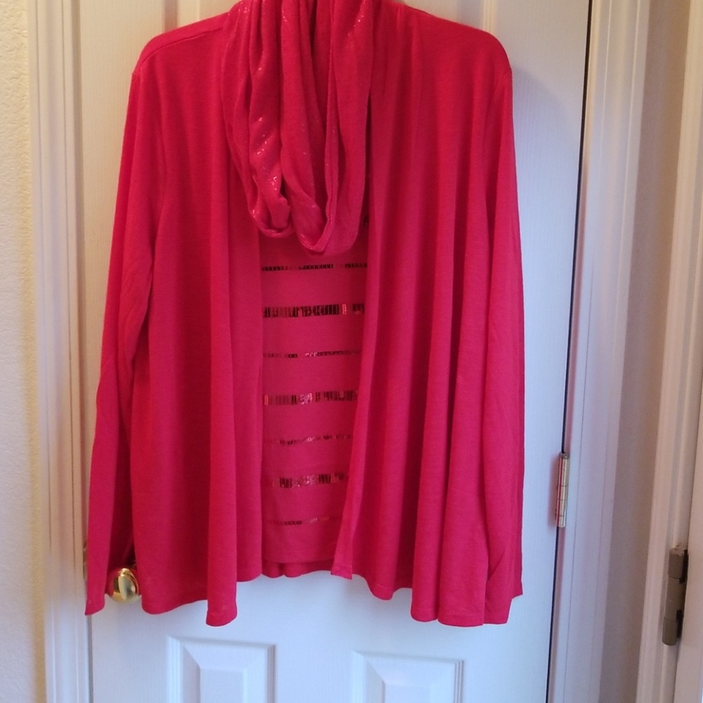 NWT WHITE STAG BRILLIANT RED TWINSET